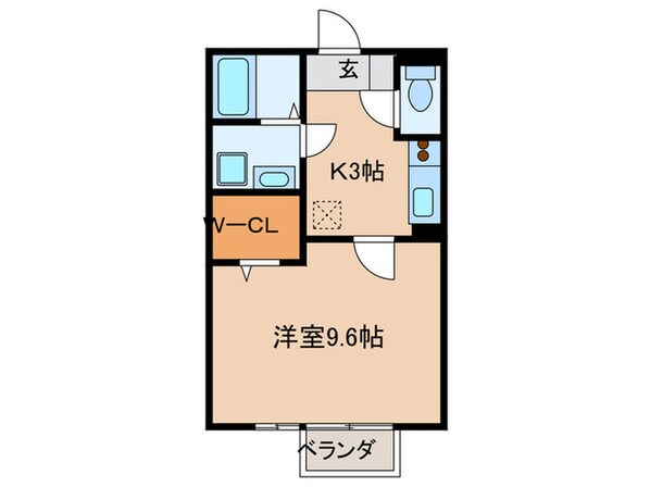 ウエストベルの物件間取画像